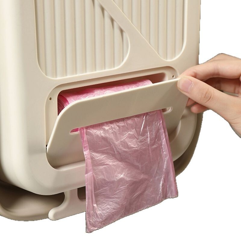 壁掛け式折り畳みゴミ箱壁掛け式家庭用キッチンキャビネットドア専用収納桶壁掛け式折り畳みゴミ箱|undefined