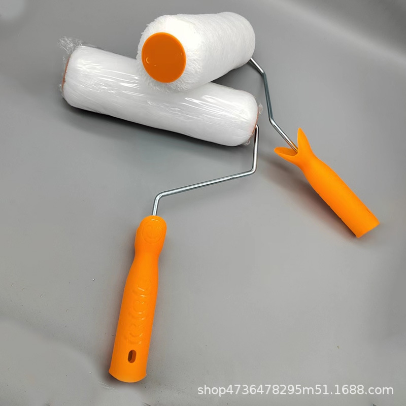 9 pulgadas cepillo de algodón de rodillo un cepillo de rodillo de dibujo de algodón de pelo largo de alta calidad cepillo de rodillo de pared