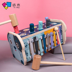 Большая интеллектуальная игрушка антистресс «Суслик» для раннего возраста, барабаны для мальчиков и девочек, 0-2 лет