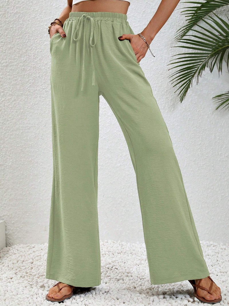 Women's Daily Streetwear Solid Color Full Length Casual Pants Straight Pants display picture 26