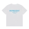 White Blue Letters