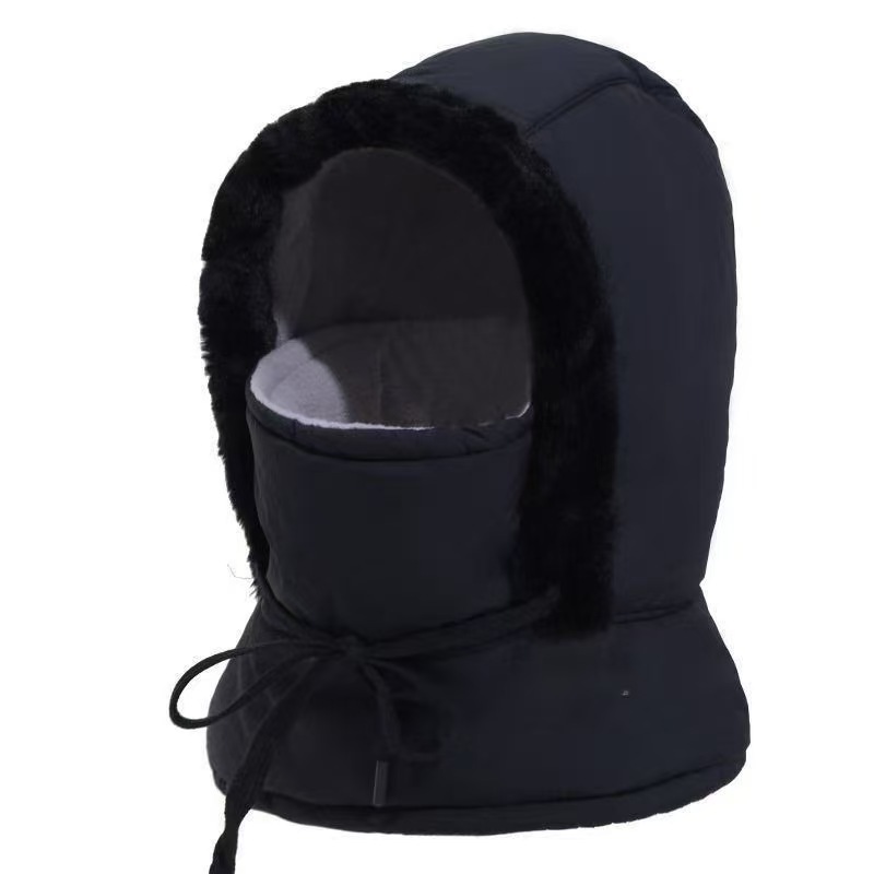 Invierno calentamiento cubierta de algodón grueso máscara 3D cubierta