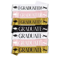 Выпускной сезон фото плечевой ремень этикет с очками реквизит корона I GRADUATED школьная выпускная церемония украшения