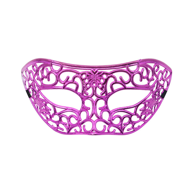 fiesta de baile de Halloween máscara de cabeza plana hueca máscara de mitad de cara máscara de fiesta máscara de cabeza plana retro jazz