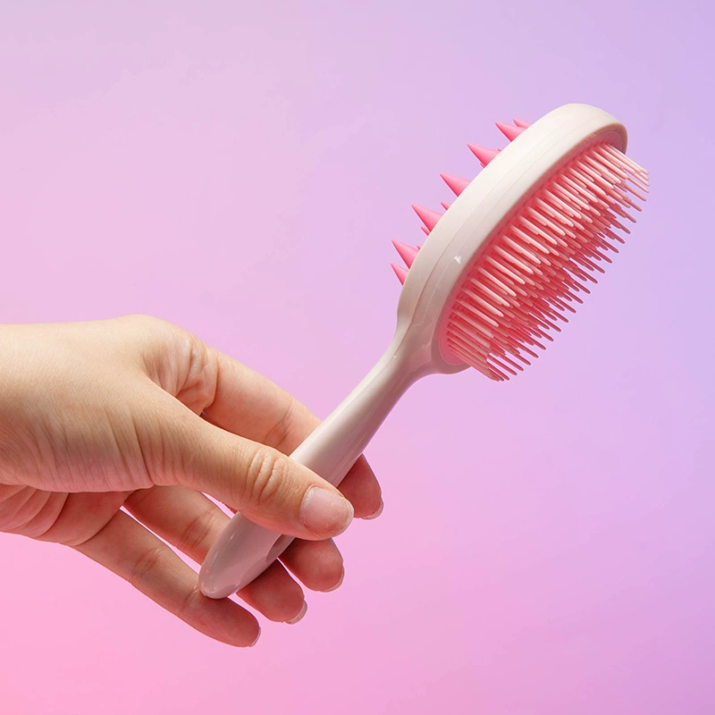 Scalp Massage Brush Avocado Shape, Detangling Hair Comb for Wet & Dry Hair, Portable