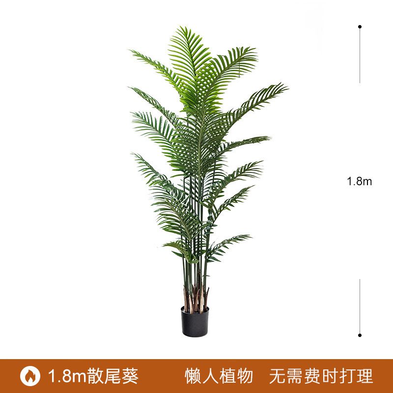Planta verde artificial bonsai interior gran planta decoración fábrica al por mayor paraíso pájaro plátano decoración paisaje bonsai image 17