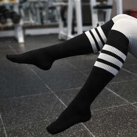 长筒压力袜子女士跳绳瑜伽袜弹力袜运动袜紧身护小腿棉质跑步袜子