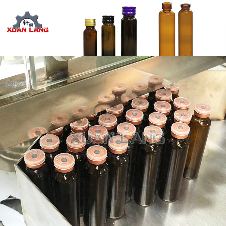 口服液香水高速灌装机旋盖一体机 安瓶精华糖浆灌装机 单头灌装机