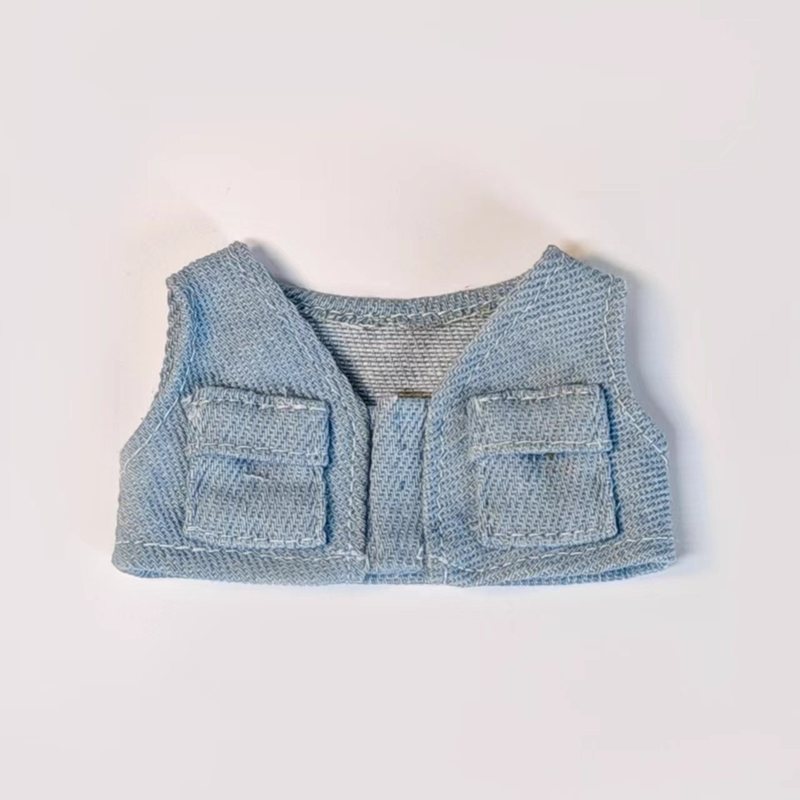 新款一代二代三代拉布布玩偶衣服工装马甲娃衣棉花娃公仔工装套装|undefined
