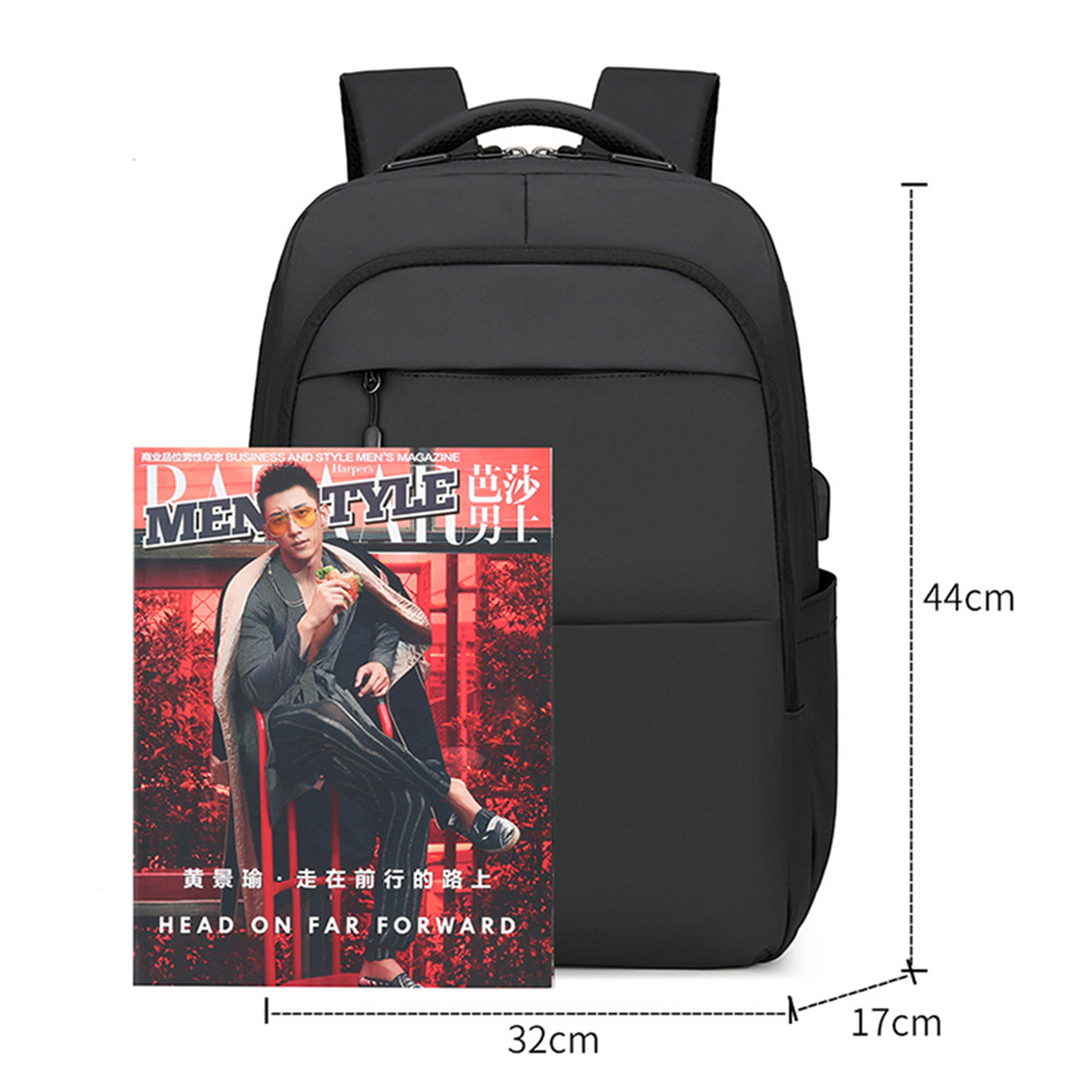 Transfronterizos primavera y verano nuevo estilo simple ocio mochila de hombro de hombre mochila de gran capacidad mochila USB de escuela secundaria mochila universitaria