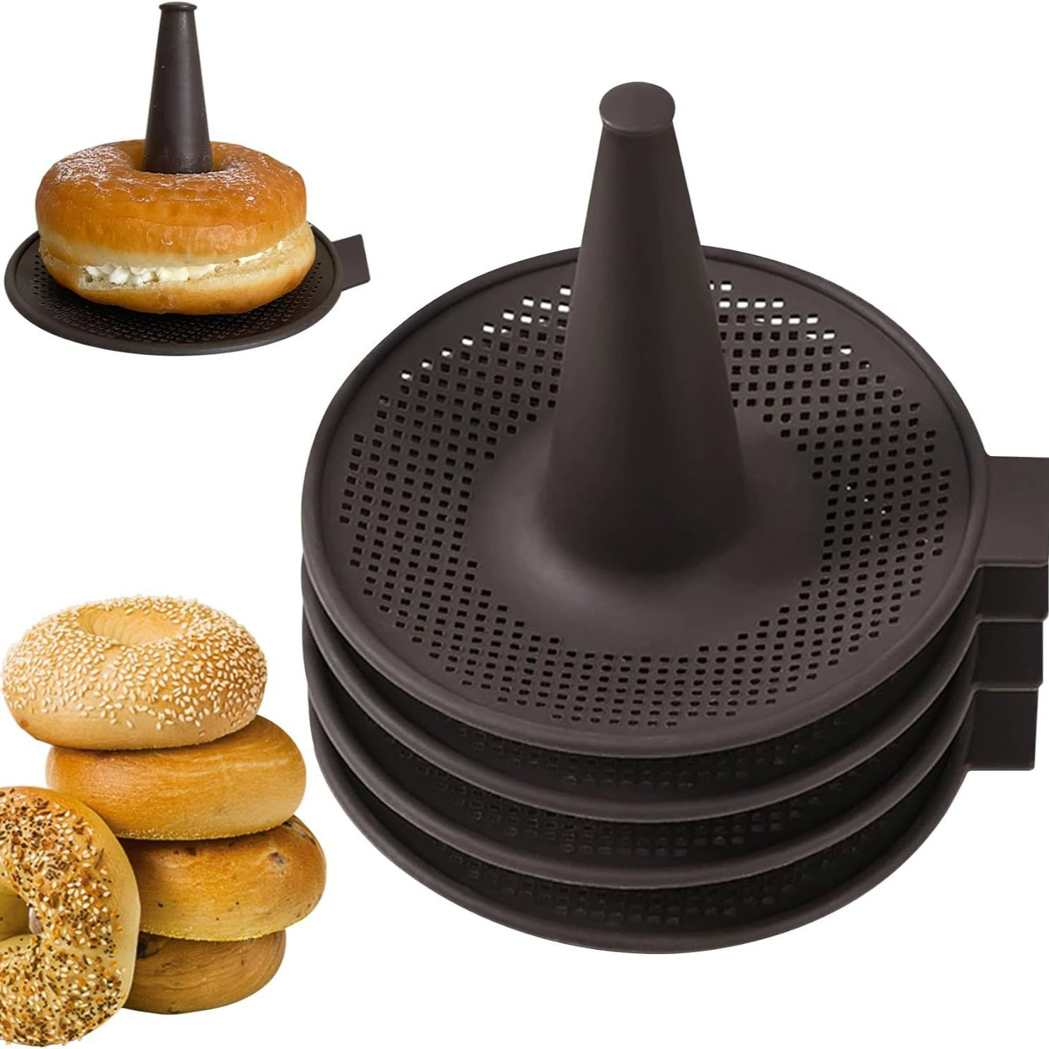 Трансграничная форма для выпечки кувея из кремниевого домашнего хлеба пончик домашний антипригарный печь абразивный инструмент