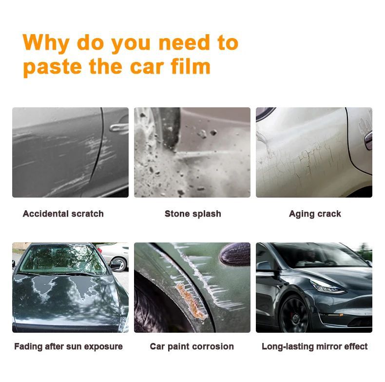 Cross-border special for 20-24 Tesla modelY special invisible car clothing TPU film paint protective film