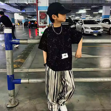 男童夏装套装2025新款儿童装中大童酷帅气运动薄款男孩夏季夏款潮