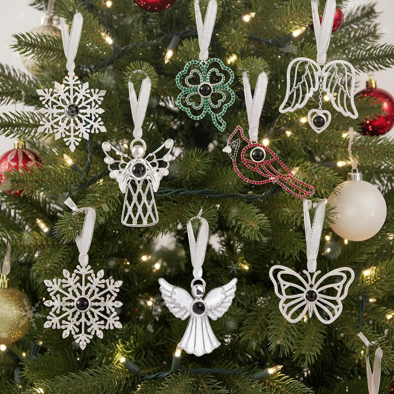 New European and American Christmas Tree Projection Pendants 10mm Projection Hanging Ornaments Can Support Custom-Made Color Images and Photos New European and American Christmas Tree Projection Pendants 10mm Projection Hanging Ornaments Can Support Custom-Made Color Images and Photos