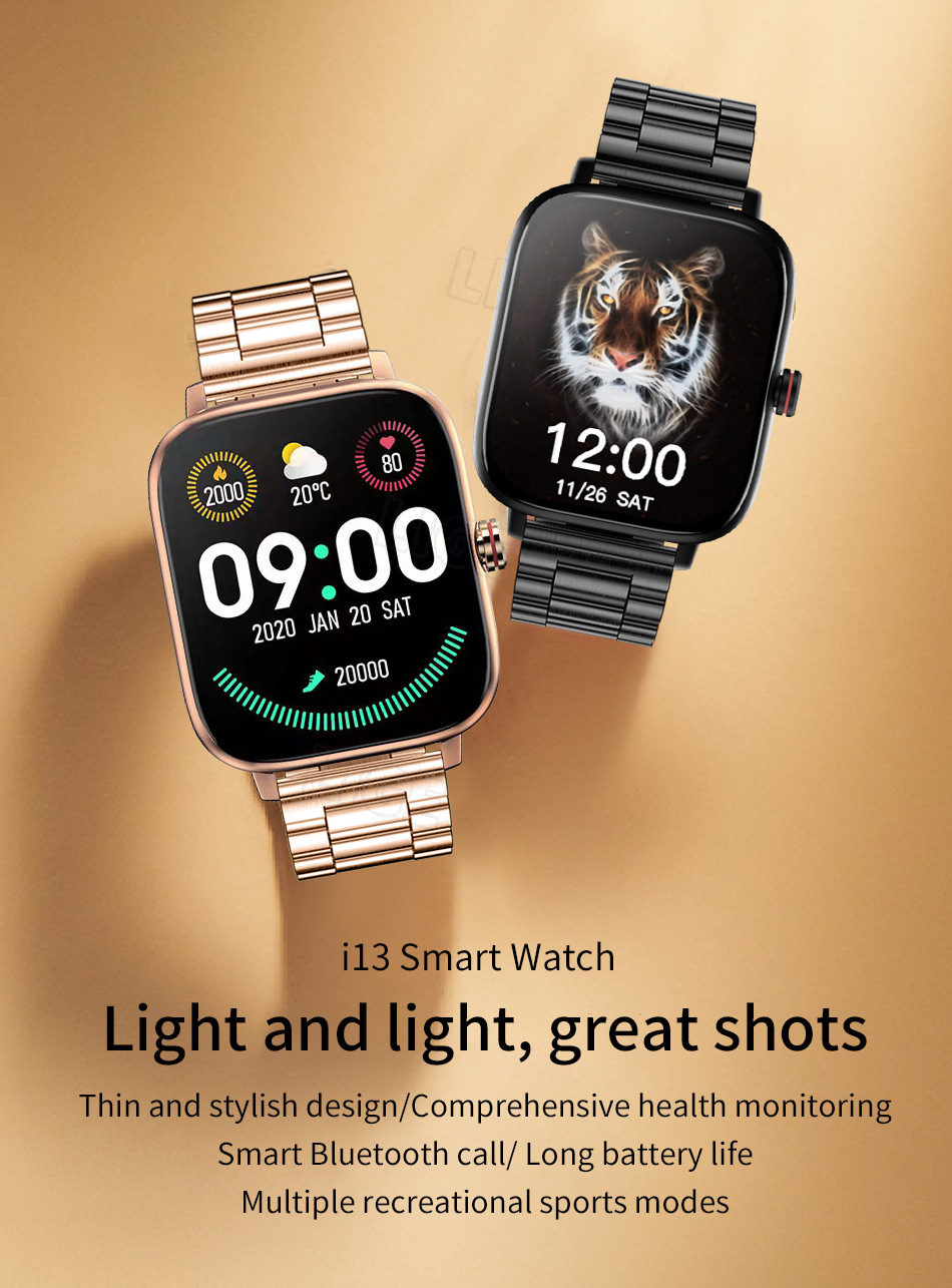 Unisex Smartwatch Mit Herzfrequenz- Und Schlafmonitor_voghion.com