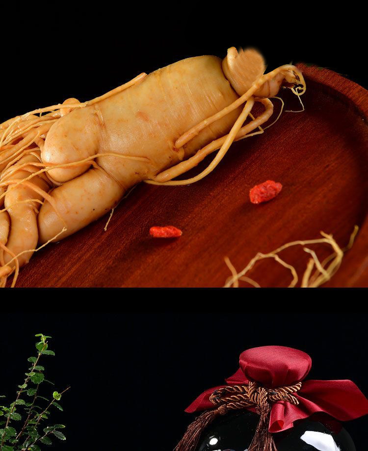 Fresh Changbai Mountain Ginseng Ren Shen Whole Root for Wine Infusion and Soup Making Gift Box preparation
