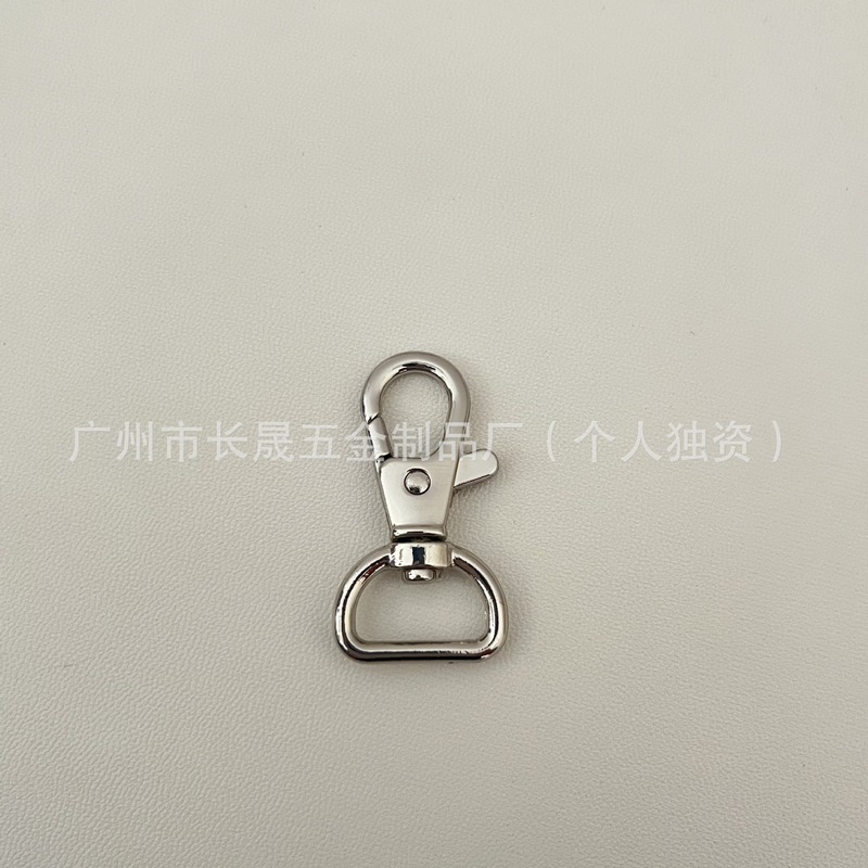 现货批发锌合金5分D尾鱼嘴扣高档电镀包包手袋五金配件钥匙龙虾扣|undefined