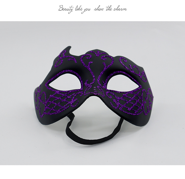 Hallowmas Festive & Party Supplies party bár maszk félarc férfi festett maszk spray festék férfi és női maszk_voghion.com