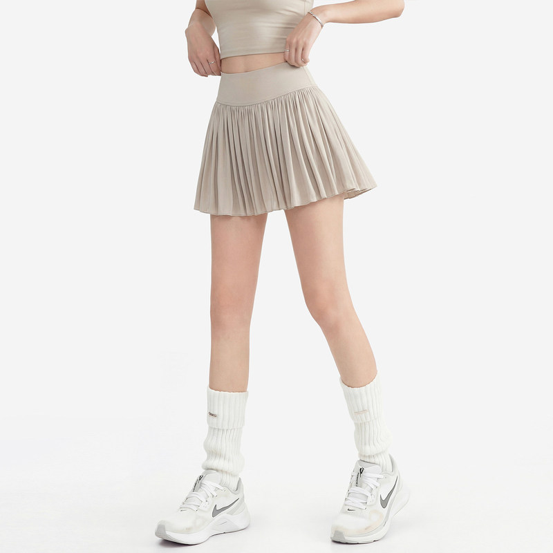 Mesh Sports Skirt for Women, Anti-Exposure Pleated Tennis Skirt, Badminton Training Yoga Fitness Short Skirt Pants Mesh Sports Skirt for Women, Anti-Exposure Pleated Tennis Skirt, Badminton Training Yoga Fitness Short Skirt Pants
