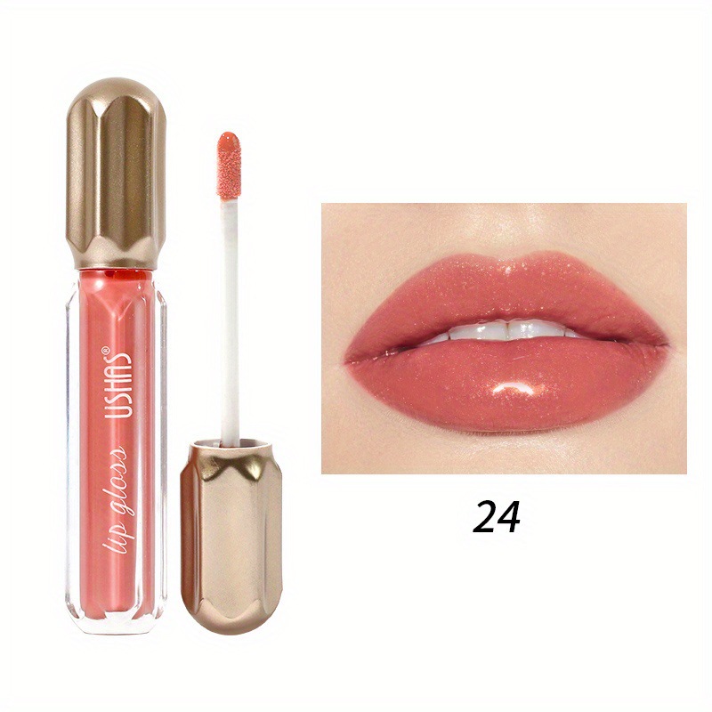 USHAS European and American Cross-border spot líquido lápiz labial taza antiadherente sin decoloración brillo de labios impermeable esmalte de labios LG2467B