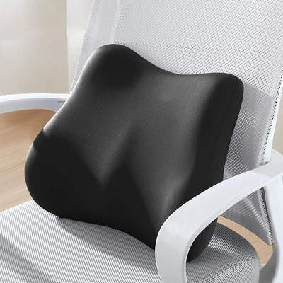 Ideal for Long Hours of Sitting, Waist – Waist support - black-lumbar-support-without-straps