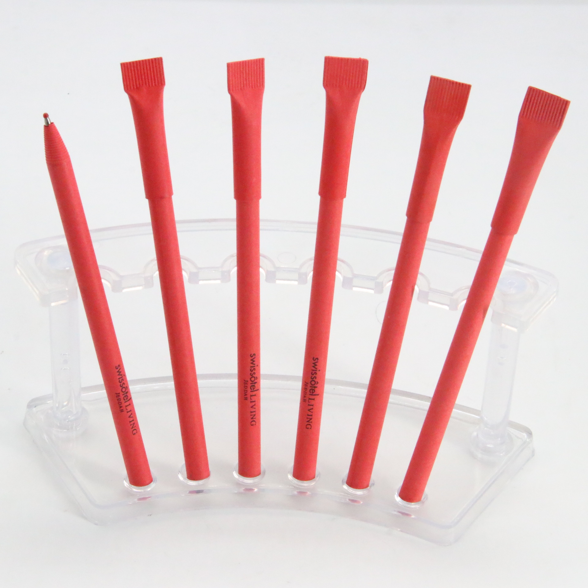 Bolígrafo de tubo de papel bolígrafo de promoción bolígrafo de impresión logotipo publicitario bolígrafo