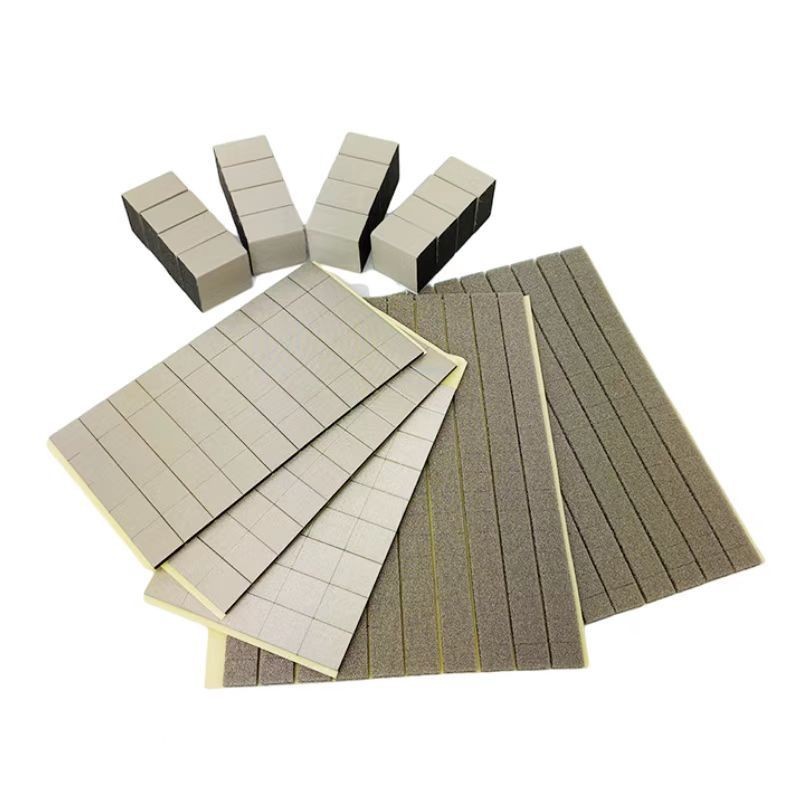 11*11*2模切冲型11*6*2导电泡棉绵导电布屏蔽型阻燃电磁波吸波棉