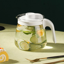 家用高硼硅玻璃冷水壶 厨房大容量凉白开水壶 耐高温泡茶壶凉水壶