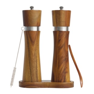 Acacia Wood Pepper Grinder Pepper Grinder Sea Salt Grinder Bottle Black Pepper Pepper Grinder Pepper Grinder