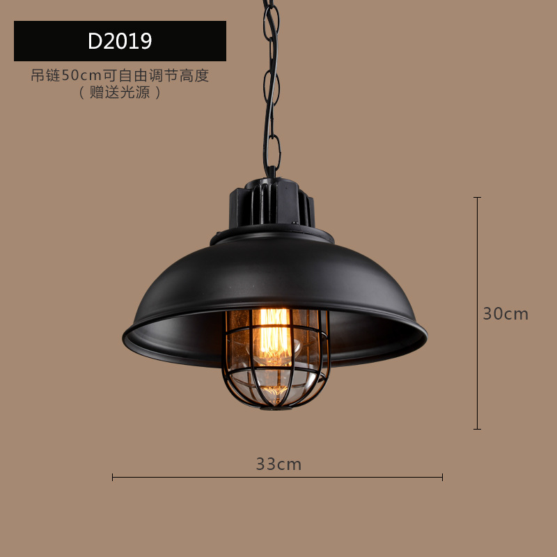 Retro industrial decoración de viento candelabro restaurante oficina café bar tienda simple lámpara de lámpara comercial