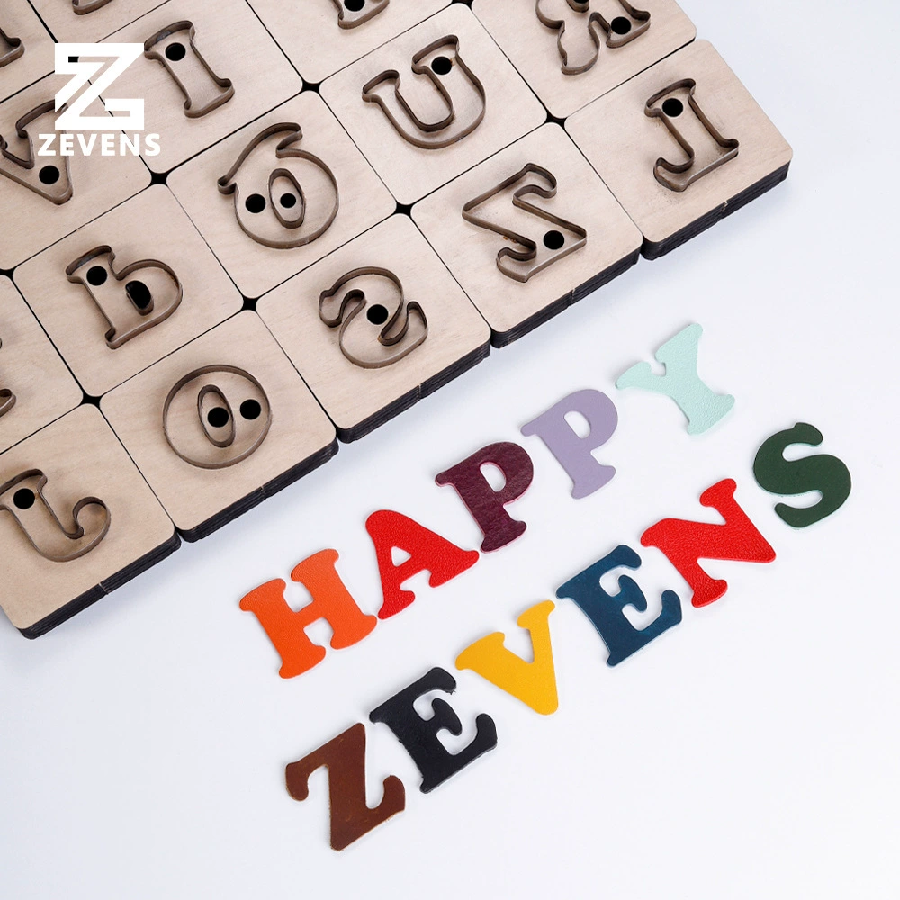 Форма для ножа с 26 буквами, персонализированный кулон, автомобильный брелок, инкрустированный блокнот, креативная форма для кожаного ножа ручной работы «сделай сам»