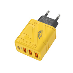 40wマカロン機甲風1c + 3usb多口急速充電3a電源旅行充電アダプタ適用アップルアンドロイド