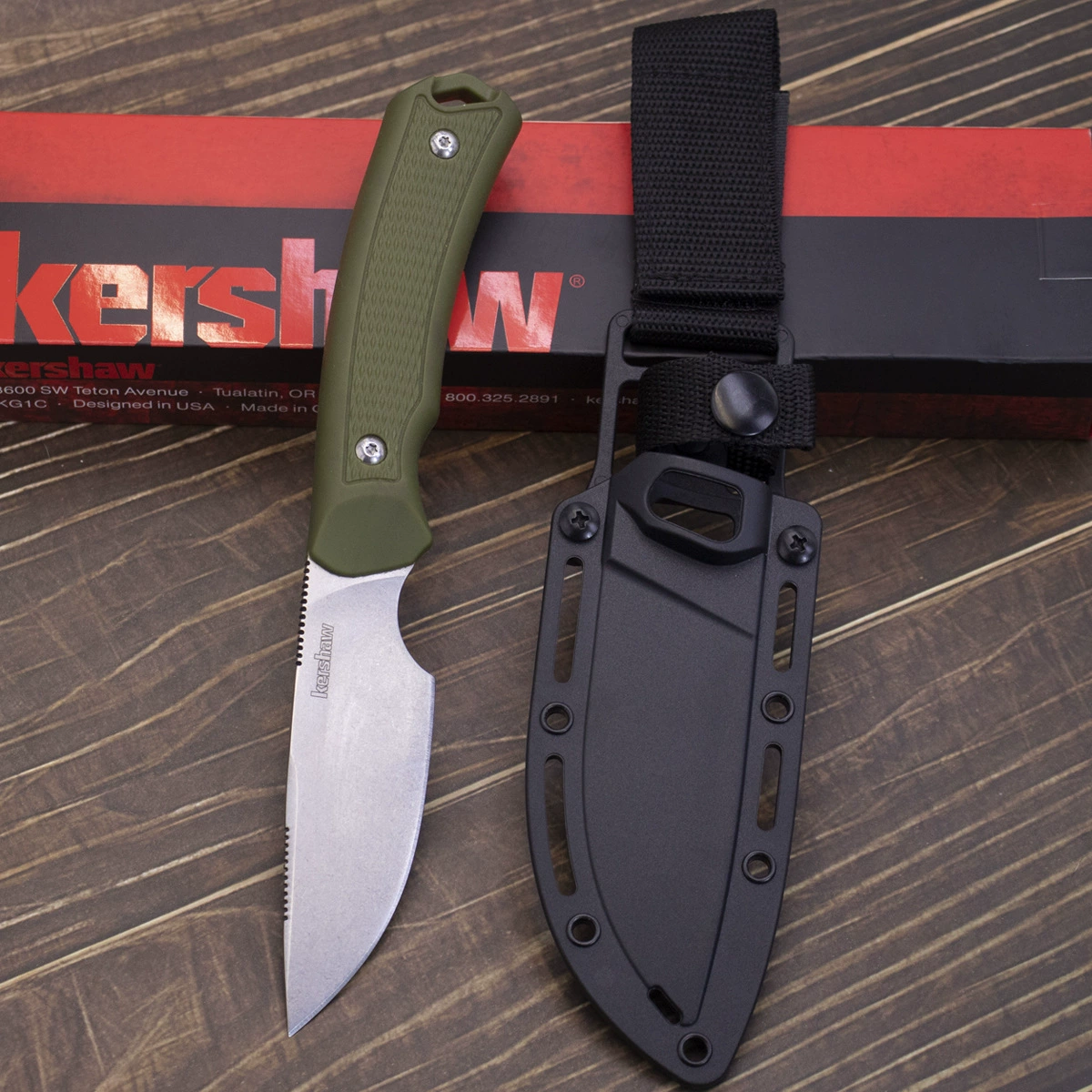 Kershaw 1883 уличный нож-нож для кемпинга, стиль выживания D2, стальной портативный нож высокой твердости с ножнами