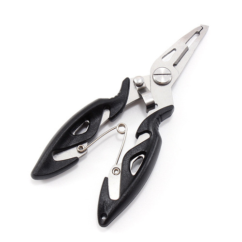 Multifunctional Fishing Pliers, Stainless Steel Straight Mouth, Dacron Line Cutter, Hook Retriever, Lure Fishing Shears, Fish Control Tool