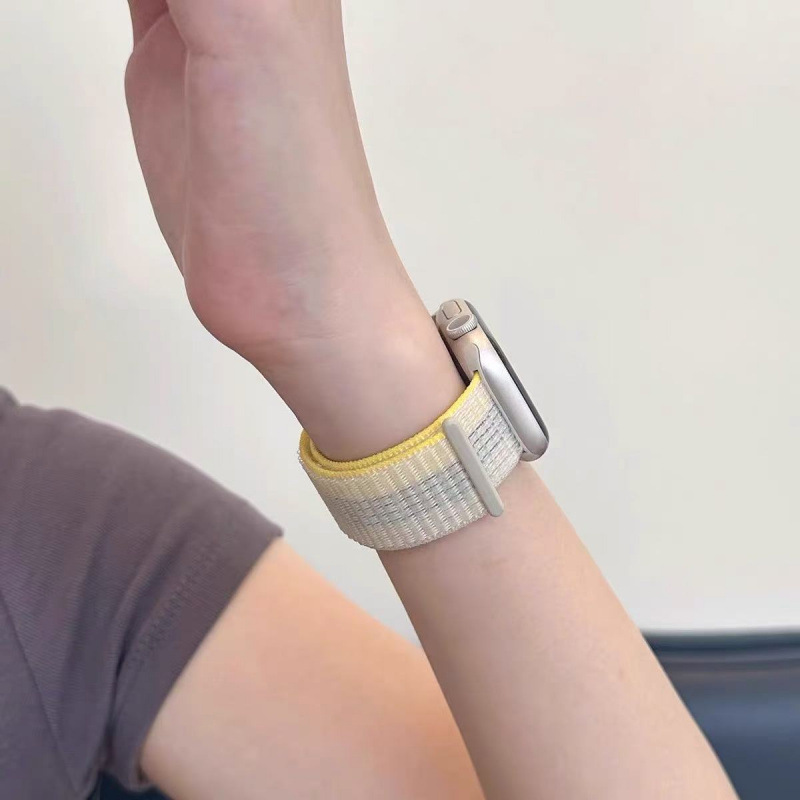 iwatch ナイロンループマジックストラップ S10 Apple S9 ウォッチ SE スポーツ 8/7/6/5 リストバンド男性と女性に適しています。|undefined