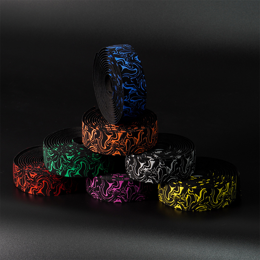 CNC carretera bicicleta mango cinturón bicicleta cepillado antideslizante transpirable mango cinturón muerto coche cuerno curva mango bobinado mango cinturón