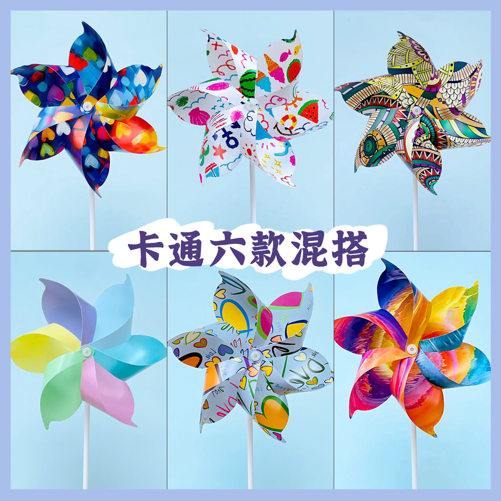 여섯 잎 카툰 여섯 꽃 믹스 앤 매치: 21CM