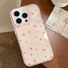 甜美小樱桃iPhone17promax苹果15手机壳适用14温柔13透明11软硅胶