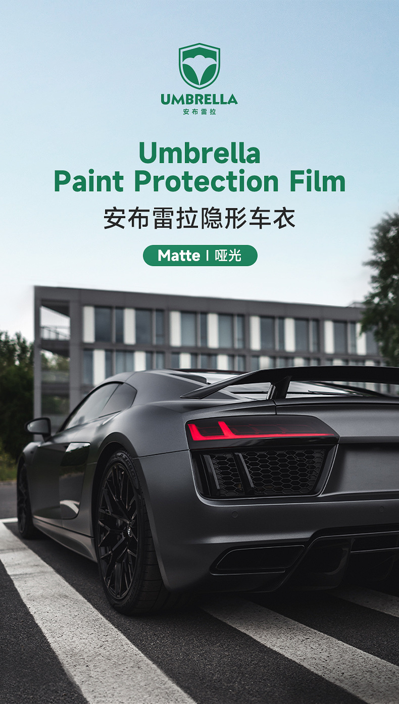 Tpu Invisible Car Cover, Car Paint Protection Film, Ppf, Self-Recovering, Anti-Scratch, Anti-Yellowing, Anti-Dirt, Transparent Protective Film