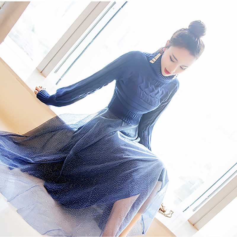 2024 Autumn Fashion Set Stylish Elegant New Skirt Fairy Forest Sweater Two-Piece Set Trendy 2024 Autumn Fashion Set Stylish Elegant New Skirt Fairy Forest Sweater Two-Piece Set Trendy