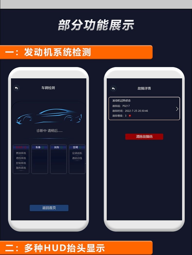 Car OBD scanner, engine fault diagnostic tool, fuel consumption analyzer, Bluetooth EML327 universal tool