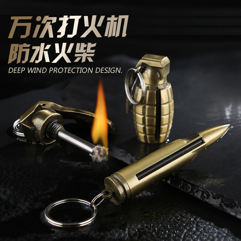Multifunctional Multi-Use Lighter Wholesale Trendy Personalized Creative Keychain Pendant Outdoor Portable Kerosene Flint Multifunctional Multi-Use Lighter Wholesale Trendy Personalized Creative Keychain Pendant Outdoor Portable Kerosene Flint