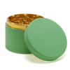 4 -layer Gold -colored Aluminum Alloy Foreign Macaron Rubber Paint Foreign Trade Smoke Smooth Wholesale 6160