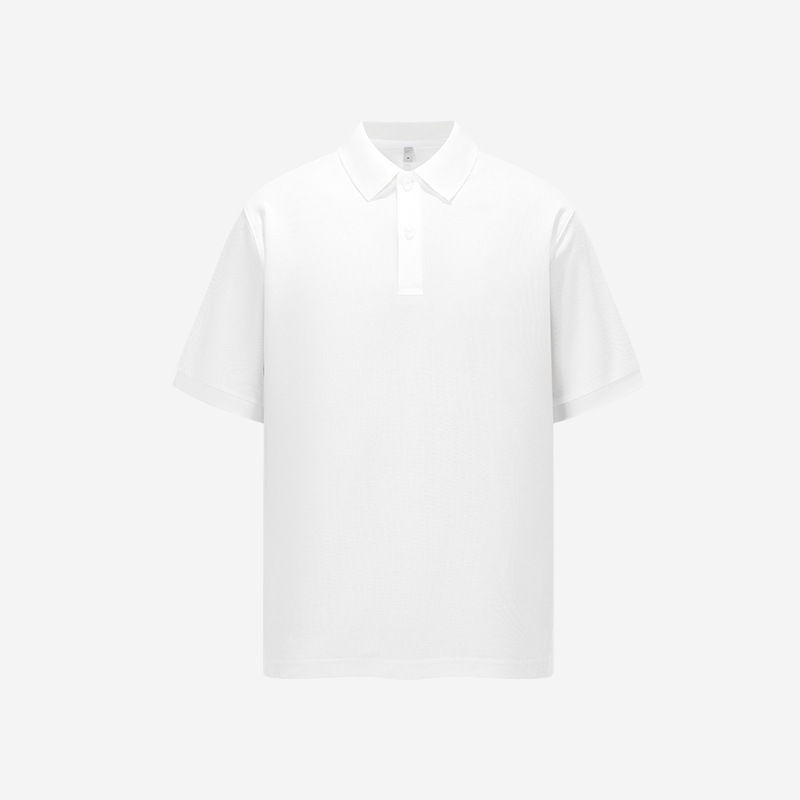 Amazon Foreign Trade Cross-Border Wholesale 2026 New Model Polo Shirt with Coarse Hole Fabric, Same Fabric as Gucci, Polo Shirt