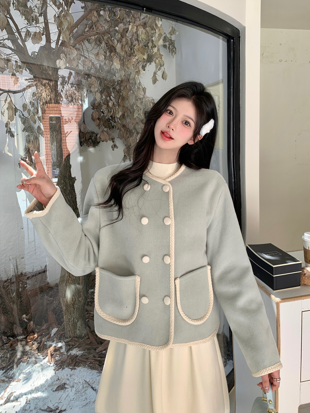 L-4XL大きいサイズジャケット、ワンピース