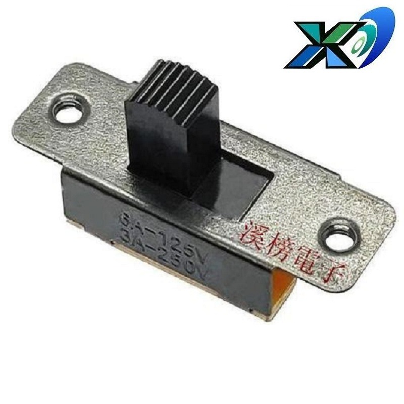 厂家直销拨动开关3档大电流2P3T  小型电器大电流3段滑动开关