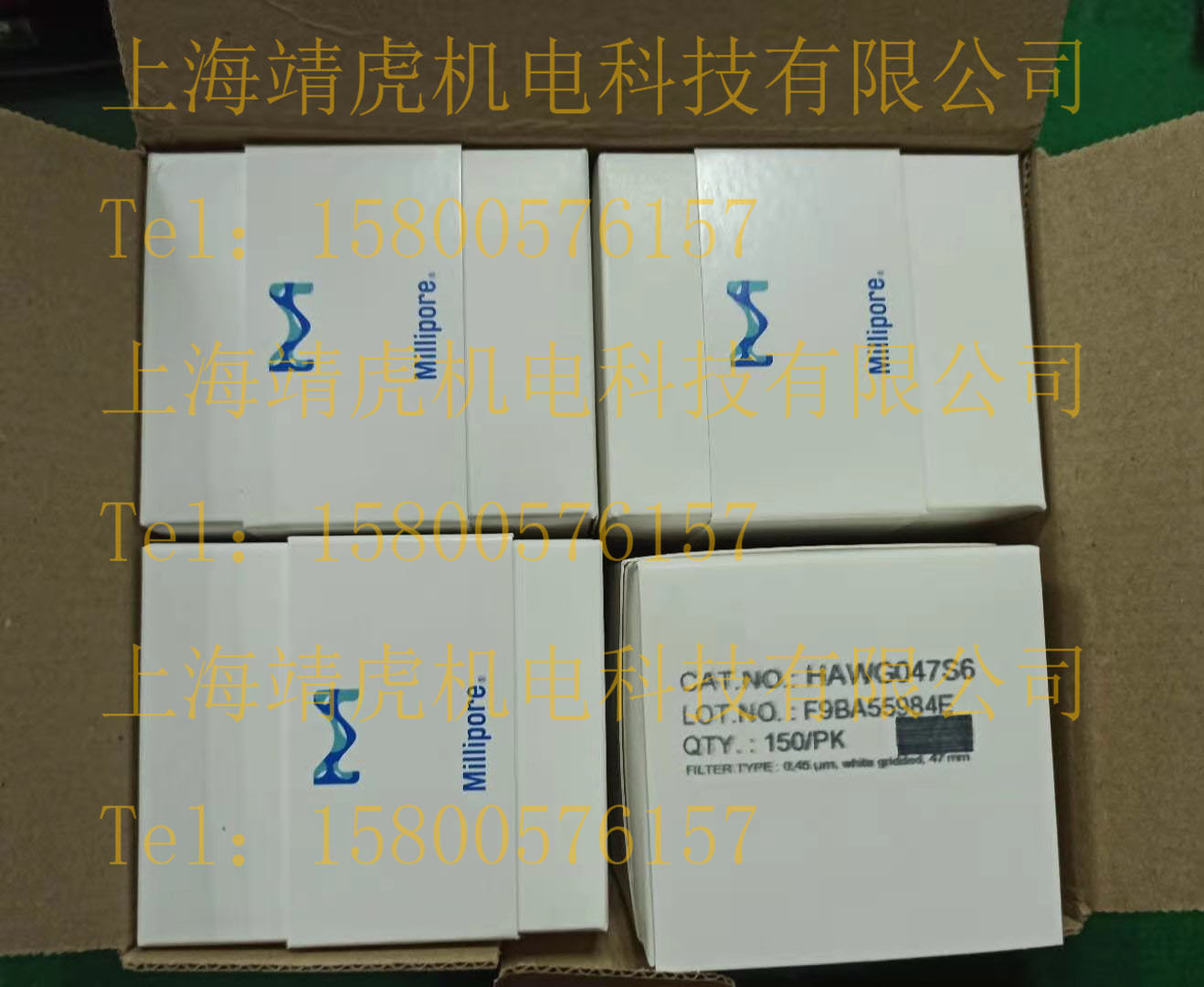 微生物检测带网格无菌滤膜 MILLIPORE密理博耗材HAWG047S6