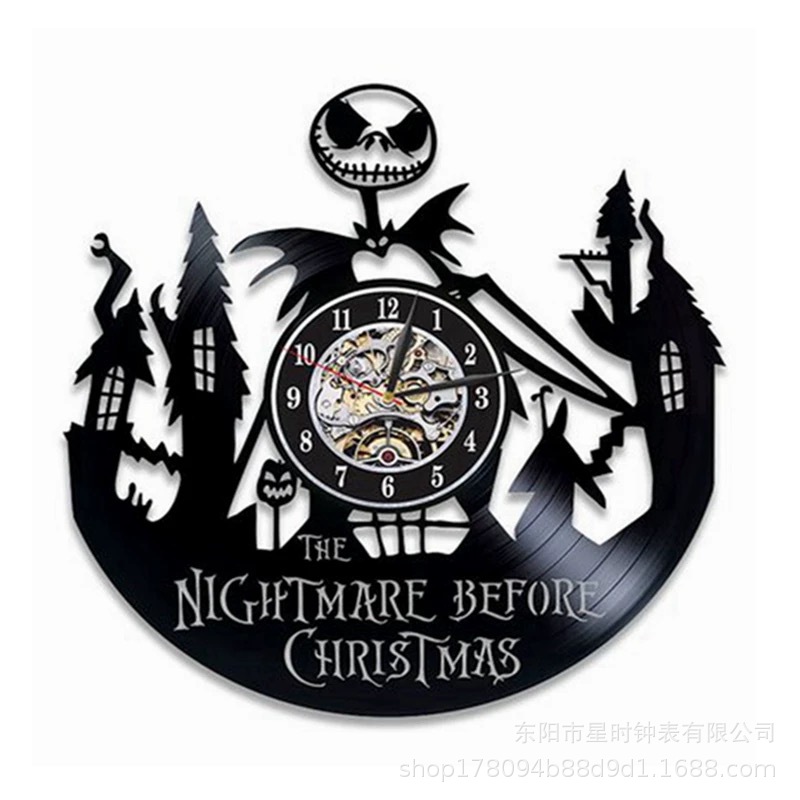 Reloj de pared grabado de vinilo personalizado Retro decoración de la sala de estar arte de pared reloj antiguo reloj de casa