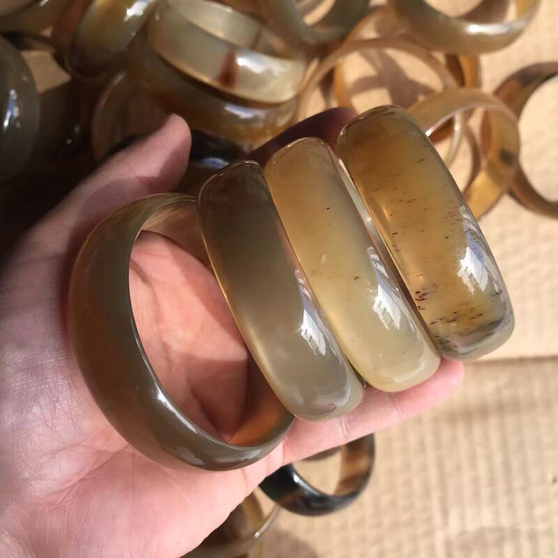 天然牛角ブレスレット 白ヤク角ブレスレット 牛角ワイドブレスレット ブレスレット 牛角櫛 工場直販|undefined