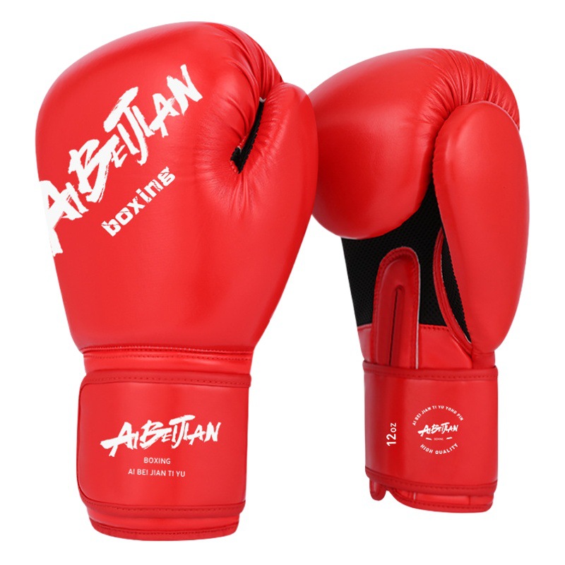 Aibeijian guantes de boxeo profesional adulto Sanda lucha ENTRENAMIENTO BOXEO taekwondo guantes de boxeo